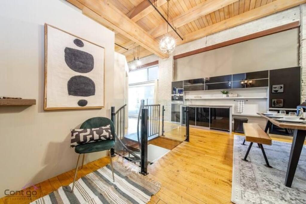 Historic Jd Loft, Near Ice District, Rogers Place, Ug Parking Edmonton Exterior photo